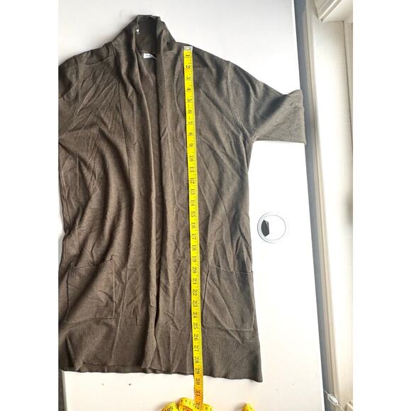 Clover Olive Green Cardigan, Sweater, Open Jacket, Size XS - Picture 8 of 8